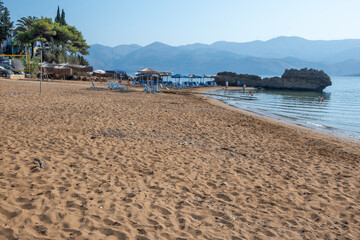 Amazing view of Lepeda Beach, Cephalonia, Greece