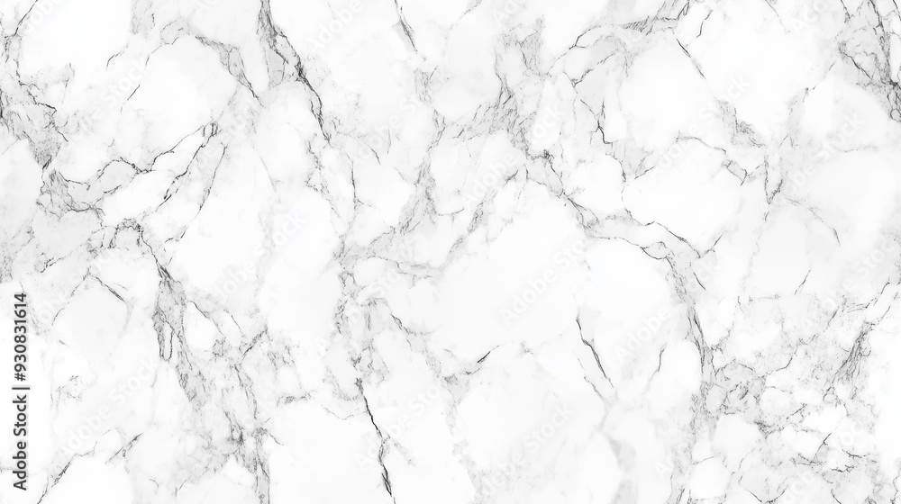 Poster this seamless pattern features a refined white marble texture, ideal for creating beautiful backgrou