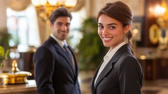 Aspiring Hotel Manager Learning the Ropes: Trainee's Experience in Luxury Hotel Management Training