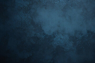 Obraz premium Black dark azure cobalt sapphire blue abstract background. Color gradient. Geometric shape. Wave, wavy curved line. Rough grunge grain noise. Light neon metallic shine shimmer bright. Design 