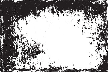 Distressed Grunge Texture with Vintage Monochrome Effect