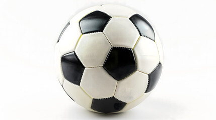 Fototapeta premium Classic Soccer Ball Isolated on White Background