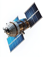 Spacecraft with Solar Panels