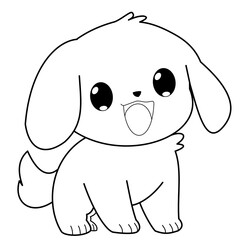 Fototapeta premium Animal line drawings for coloring.Rabbit, cow, bear, elephant, dog, Lion, goat, deer, rabbit, hedgehog,