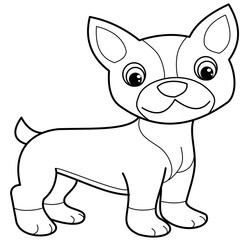 Animal line drawings for coloring.Rabbit, cow, bear, elephant, dog, Lion, goat, deer, rabbit, hedgehog,