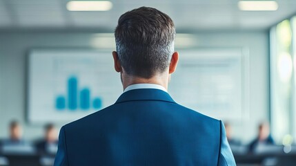 Business manager setting up employee training programs, efficiency, improving skills and reducing errors