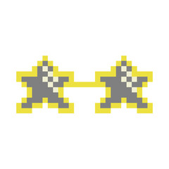 optic cool glasses pixel art