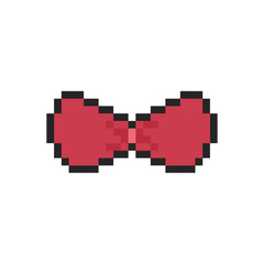 cute ribbon coquette pixel art