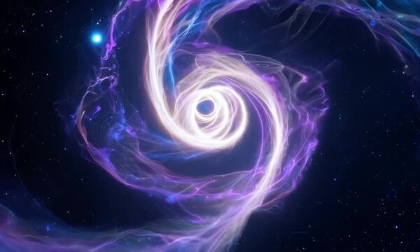 Interwoven Cosmic Nebulae Bright, colorful clouds of gas and dust twist together in space