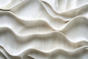 Obraz premium Abstract background of white plywood texture created with generative AI