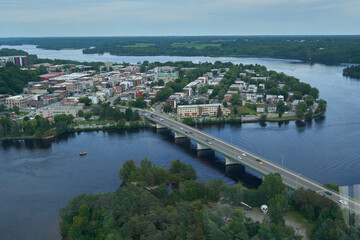 Fototapeta premium Centre ville de Shawinigan