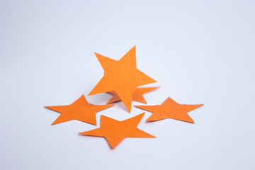 5 star consept on white background