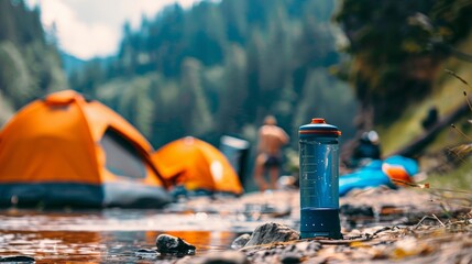 Portable, Durable Water Bottle for Outdoor Adventures: Lightweight, Leak-Proof, and Perfect for Camping and Hiking