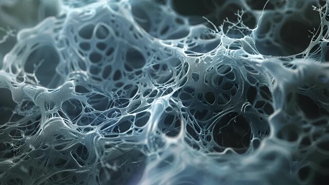 The strong and resilient nature of intermediate filaments providing mechanical support and protection to the cell.