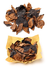 Chen pi on white background