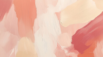 abstract and colorful artwork depicting pink and orange flowers on a pristine white background, highlighting their delicate charm.