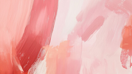 abstract and colorful artwork depicting pink and orange flowers on a pristine white background, highlighting their delicate charm.