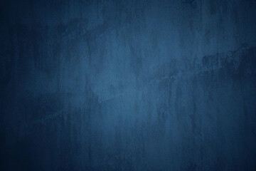 Obraz premium Grunge abstract Elegant dark solid blue background with elegant border and used for blue wall , a versatile backdrop for website banners, social media posts. Abstract rough blue grunge backdrop