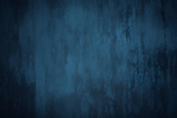 Obraz premium Grunge abstract Elegant dark solid blue background with elegant border and used for blue wall , a versatile backdrop for website banners, social media posts. Abstract rough blue grunge backdrop