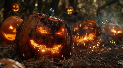 Pumpkin .Halloween, October, Autumn, Spooky, Scary, jack-o-lantern, carved pumpkin, hallows eve