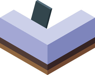 Reception desk with computer, representing customer service and business operations, providing information and assistance to clients and visitors