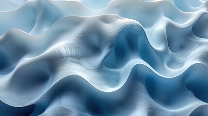 Obraz premium Abstract Blue Waves