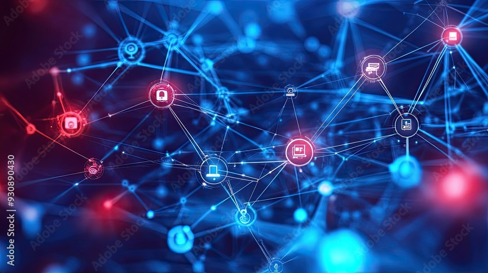 Poster communication technology internet global business global world connected networks social abstract fu