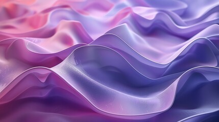 Fototapeta premium Abstract Purple and Pink Wavy Background