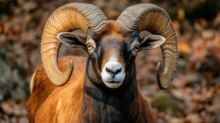 Majestic Mountain Goat Portrait