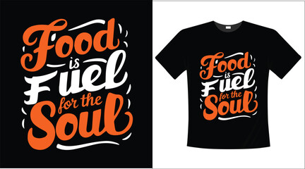 Food typography t-shirt design vector illustration