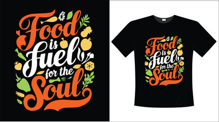 Food typography t-shirt design vector illustration