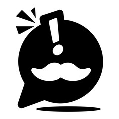 mustache Solid icon