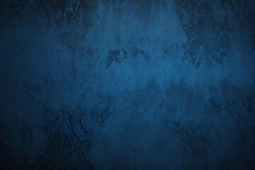 Fototapeta premium Dust scratches. Distressed texture. Worn overlay. Teal blue black particles grain defect on dark used grunge illustration abstract background.