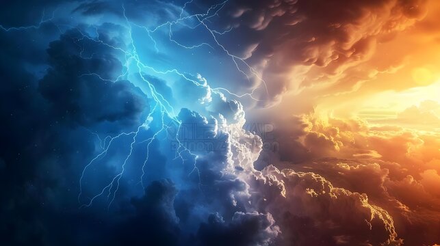 Meteorology analyzing weather patterns and atmospheric conditions