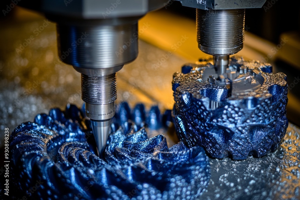 Aufkleber high precision cnc machine cutting intricate patterns into metal showcasing the advanced capabilitie