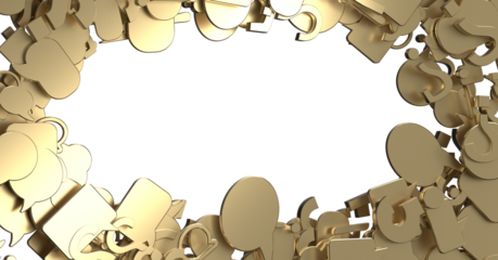 touching 3D rendering flying email icon with his fin