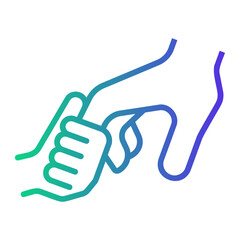 parenting Line Gradient Icon