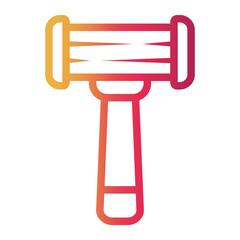 razor Line Gradient Icon