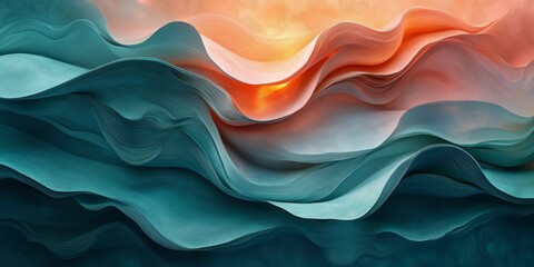 Obraz premium Reflective Glow: Textured Quilted Patterns in High Detail, generative ai