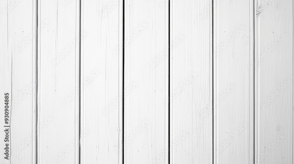 Poster white wooden planks arranged in a linear pattern, providing a clean and simple backdrop with copy sp