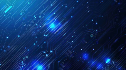 Obraz premium Abstract Circuit Board Background