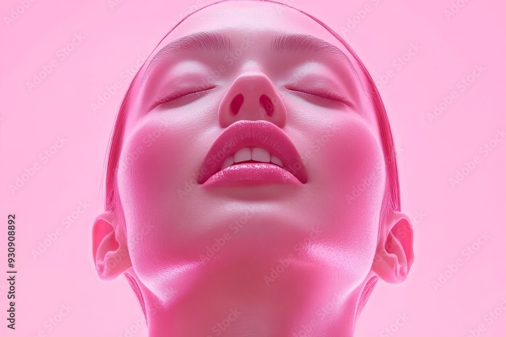 Poster profile of a woman with a glowing brain surrounded by golden light symbolizing intelligence creativi