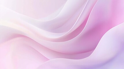 Obraz premium Abstract Pink and White Wave Background Design