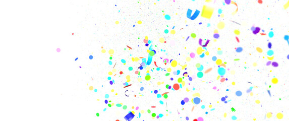 confetti png. Gold confetti falls from the sky.