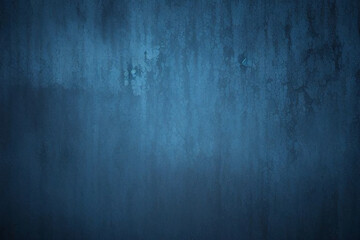 Obraz premium Dark blue limestone marble rough grunge cement smooth gradient wall backdrop texture background with high resolution. Old wall texture cement dark blue abstract dark color design background