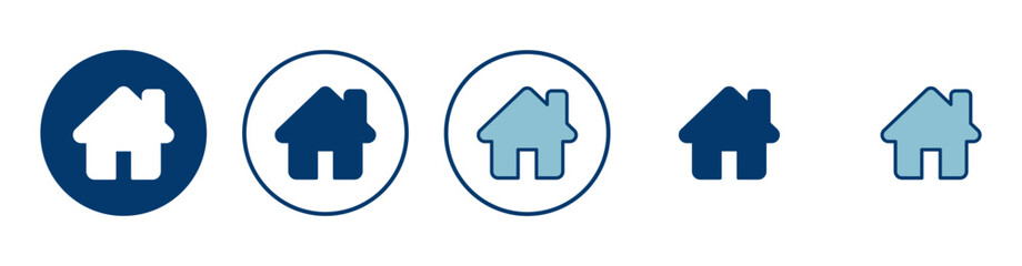 Home icon vector isolated on white background. House vector icon. Address