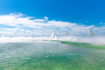 海と空とつながる夏景色2
