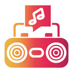 boombox Gradient icon