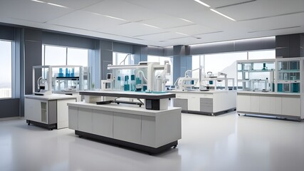 "Modern Laboratory Equipment Showcase"