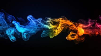 Abstract Colorful Smoke